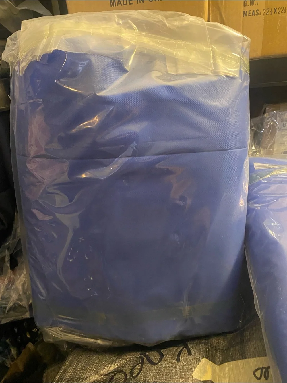 Snowboard Bag Padded for Air Travel Waterproof, 175cm Blue
